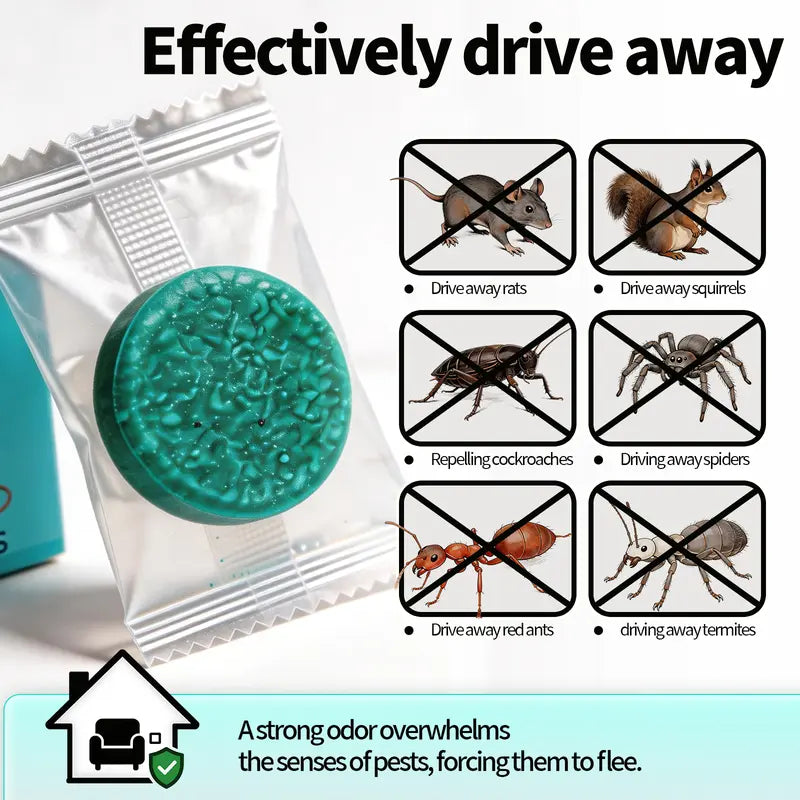 12-Pack Rodent Repellent Balls for Home Kitchen