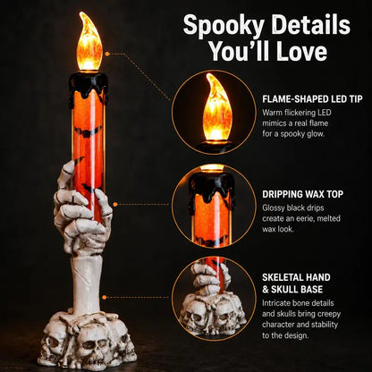 Halloween Ghost Hand Electronic Candle Lamp