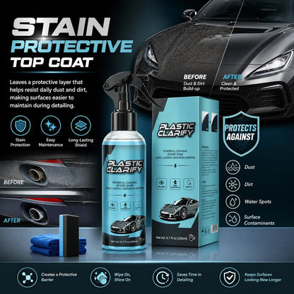 Car Plastic Restorer – Deep Shine, UV Protection & Trim Revival