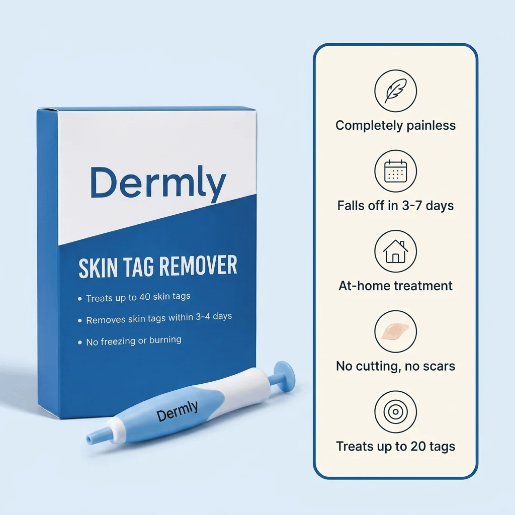 Painless Skin Tag Removal Kit - Safely Remove Skin Tags at Home