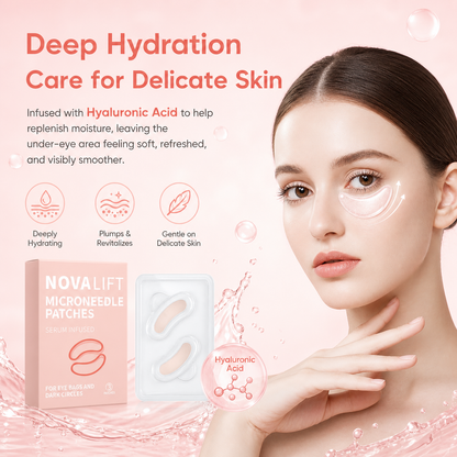 Micro-Needle Under-Eye Patches – Retinol, Collagen & Hydration