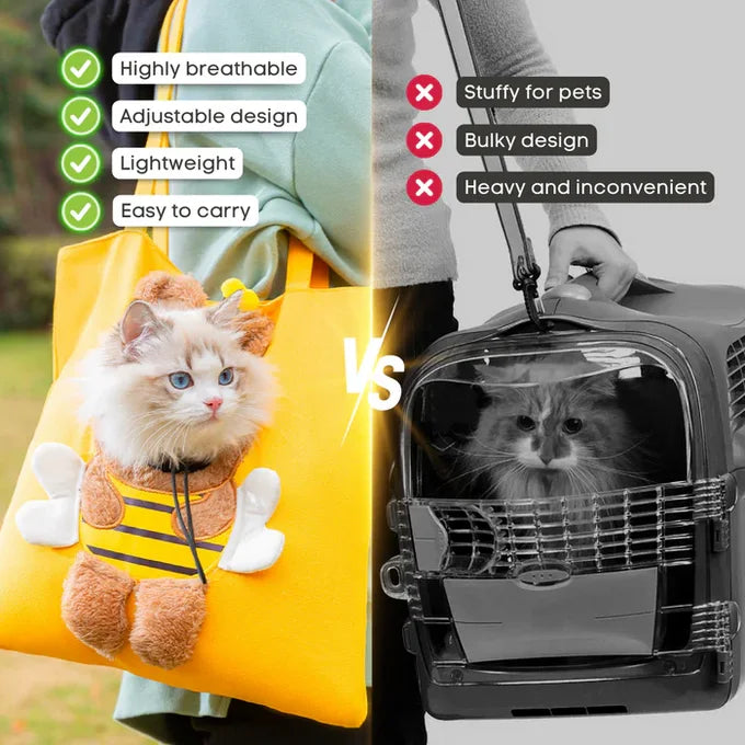 Pet Travel Canvas Cat Carrier bag