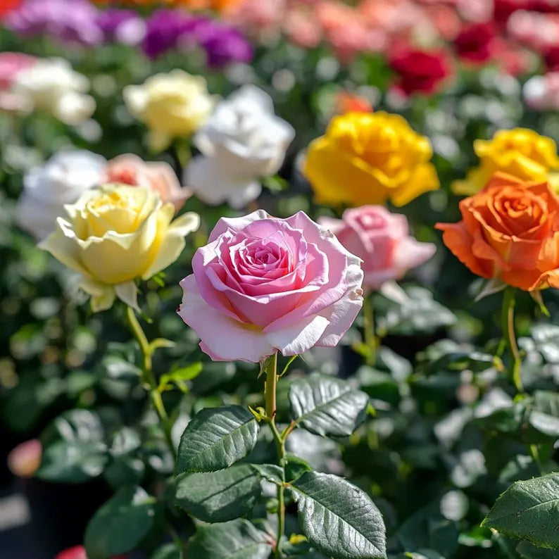 Perfumed Mixed Rose Collection – Colorful Garden Blooms
