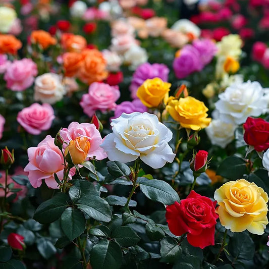 Perfumed Mixed Rose Collection – Colorful Garden Blooms