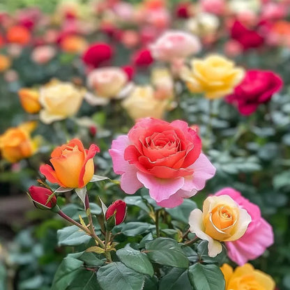 Perfumed Mixed Rose Collection – Colorful Garden Blooms