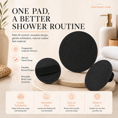 Exfoliating Scrub Bath Pads – Deep Exfoliation, Dead Skin Eraser, Reusable