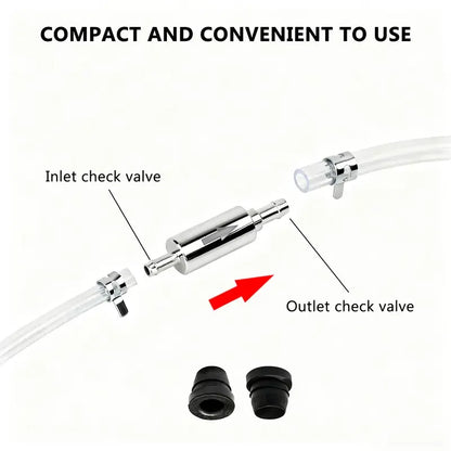 Universal Brake Bleeder Kit with One-Way Check Valve