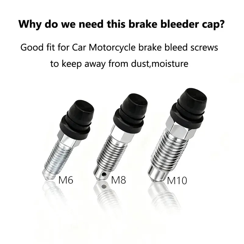 Universal Brake Bleeder Kit with One-Way Check Valve