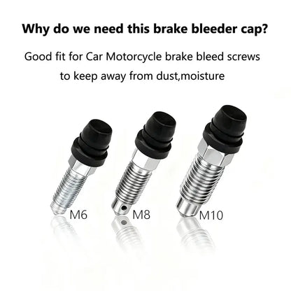 Universal Brake Bleeder Kit with One-Way Check Valve