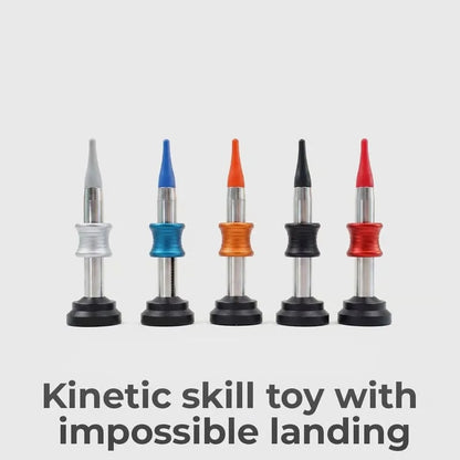 Kinetic Ring Launcher Desk Toy – Spring-Loaded Skill Game & Stress Reliever