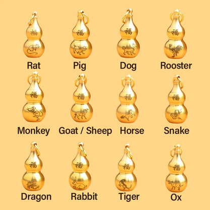 Chinese Pixiu Fortune Keychain – Brass Zodiac Protection Charm