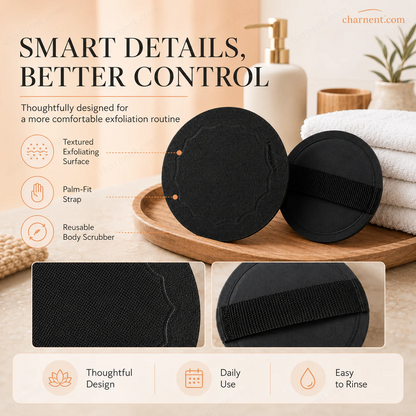 Exfoliating Scrub Bath Pads – Deep Exfoliation, Dead Skin Eraser, Reusable