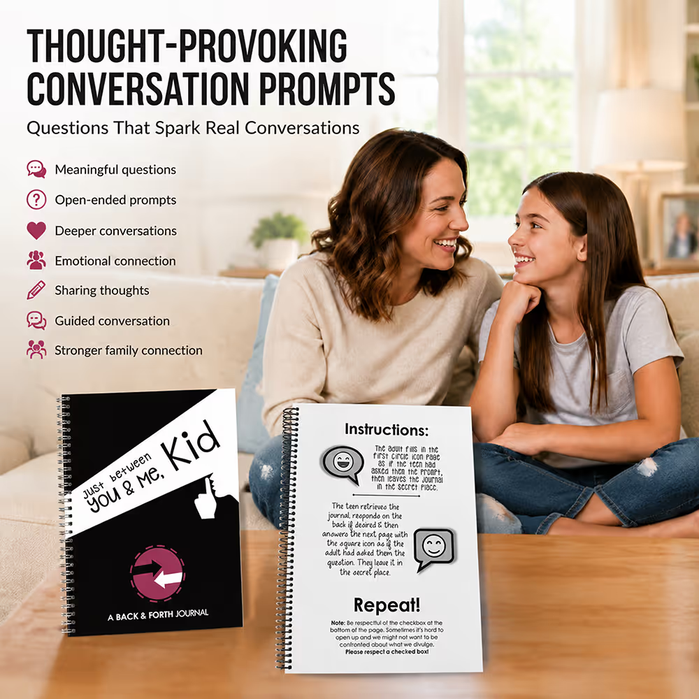 Just Between You & Me, Kid: Back & Forth Journal for Parent-Child Bonding