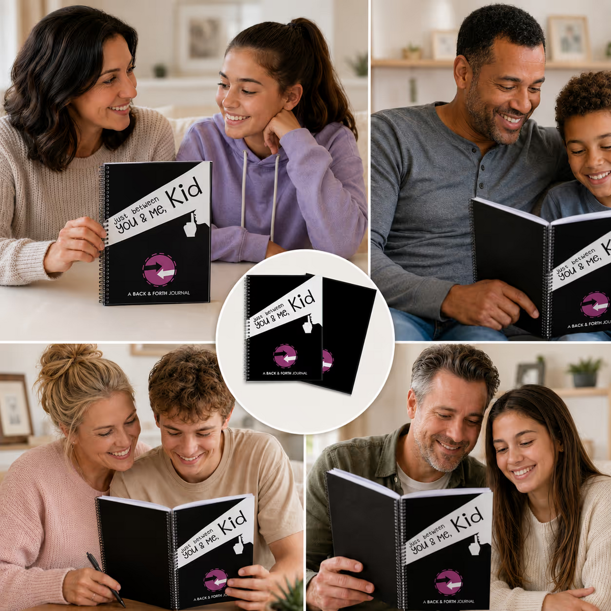 Just Between You & Me, Kid: Back & Forth Journal for Parent-Child Bonding