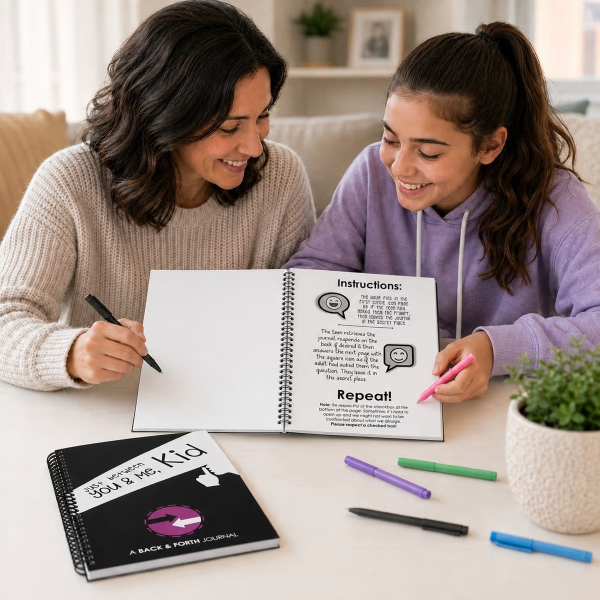 Just Between You & Me, Kid: Back & Forth Journal for Parent-Child Bonding