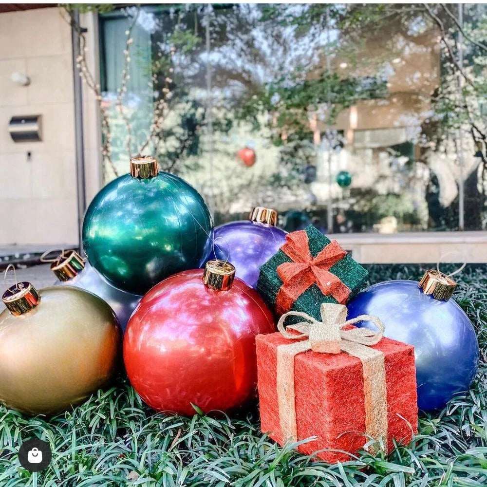 Holiball Inflatable Holiday Ornament – Massive 45cm (18") Reusable Decoration