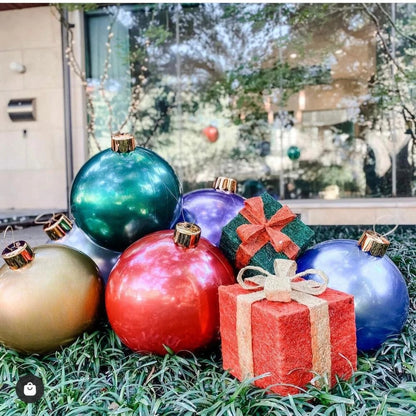 Holiball Inflatable Holiday Ornament – Massive 45cm (18") Reusable Decoration