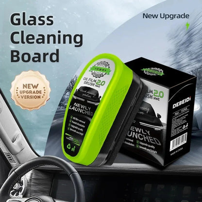 Reusable Windshield Oil Film Remover – Anti-Fog Glass Coating Brush