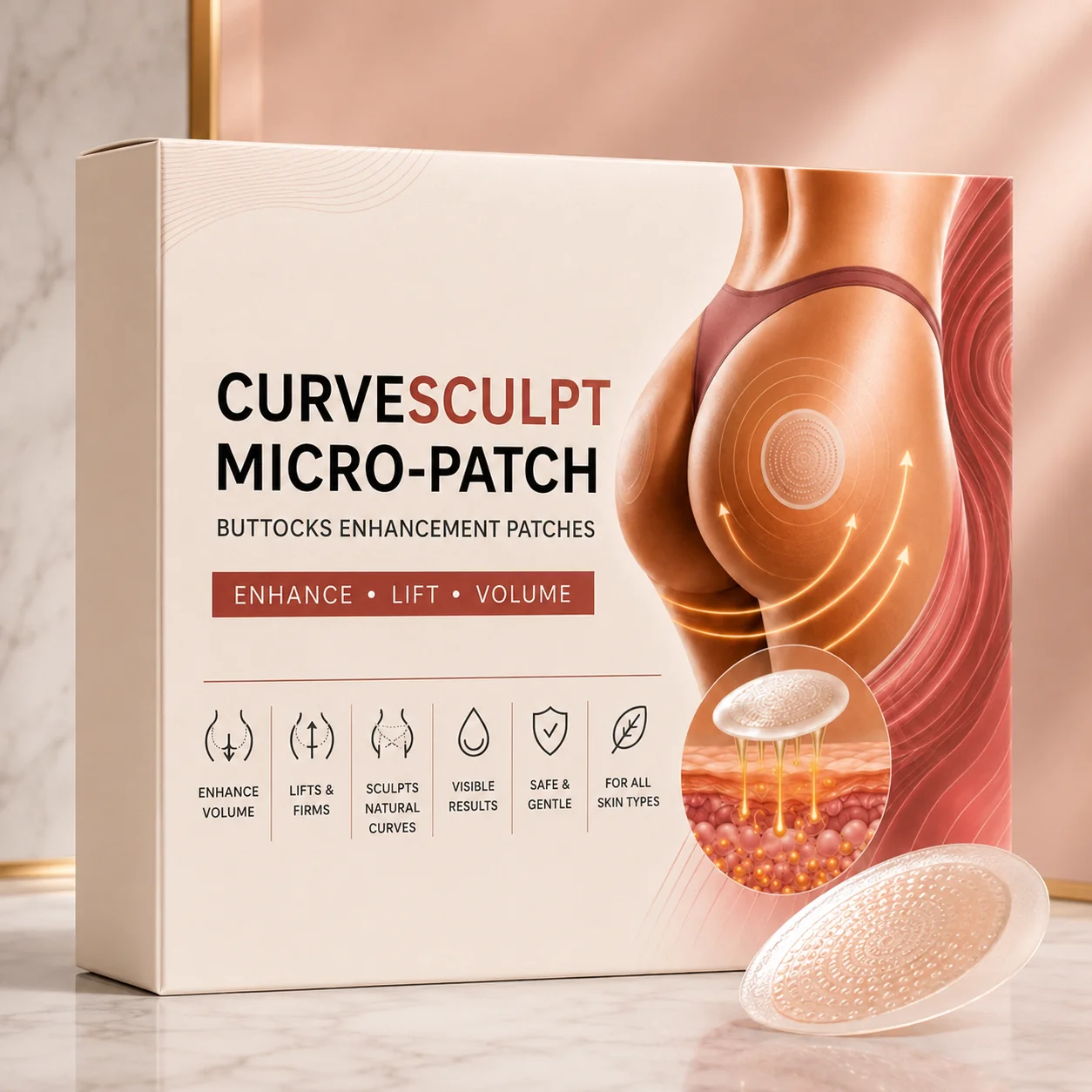CurveSculpt Micro-Patch – Sculpt • Firm • Smooth Lower Body Curves