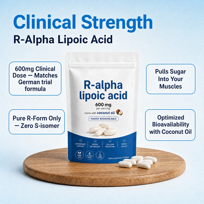 R-Alpha Lipoic Acid 600mg – Pure R-Form Softgels