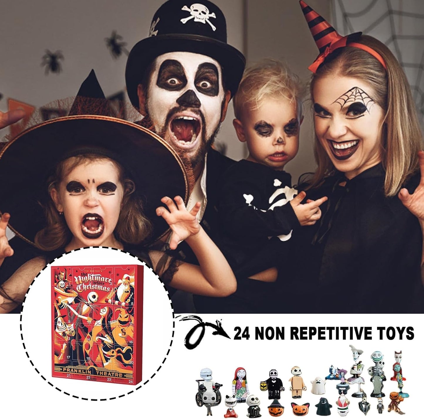 2026 Halloween Advent Calendar – 24 Scary Collectible Figures