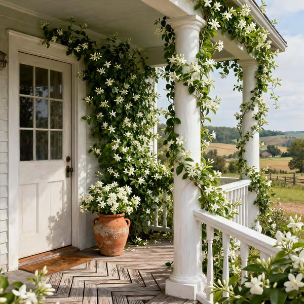 🌱Trailing Jasmine Fragrant Climbing Flower – Evergreen Garden & Balcony Plant