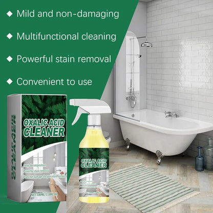 Molecular Rust Remover: Oxalic Acid Bathroom Cleaner – Dissolves Rust & Stains Instantly