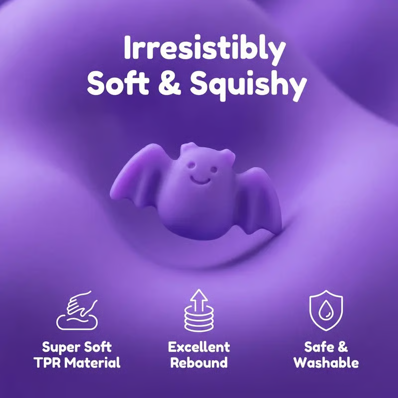 Halloween Mochi Squishy Toys – 24/30 Pack, Soft Squeeze Party Favors for Kids
