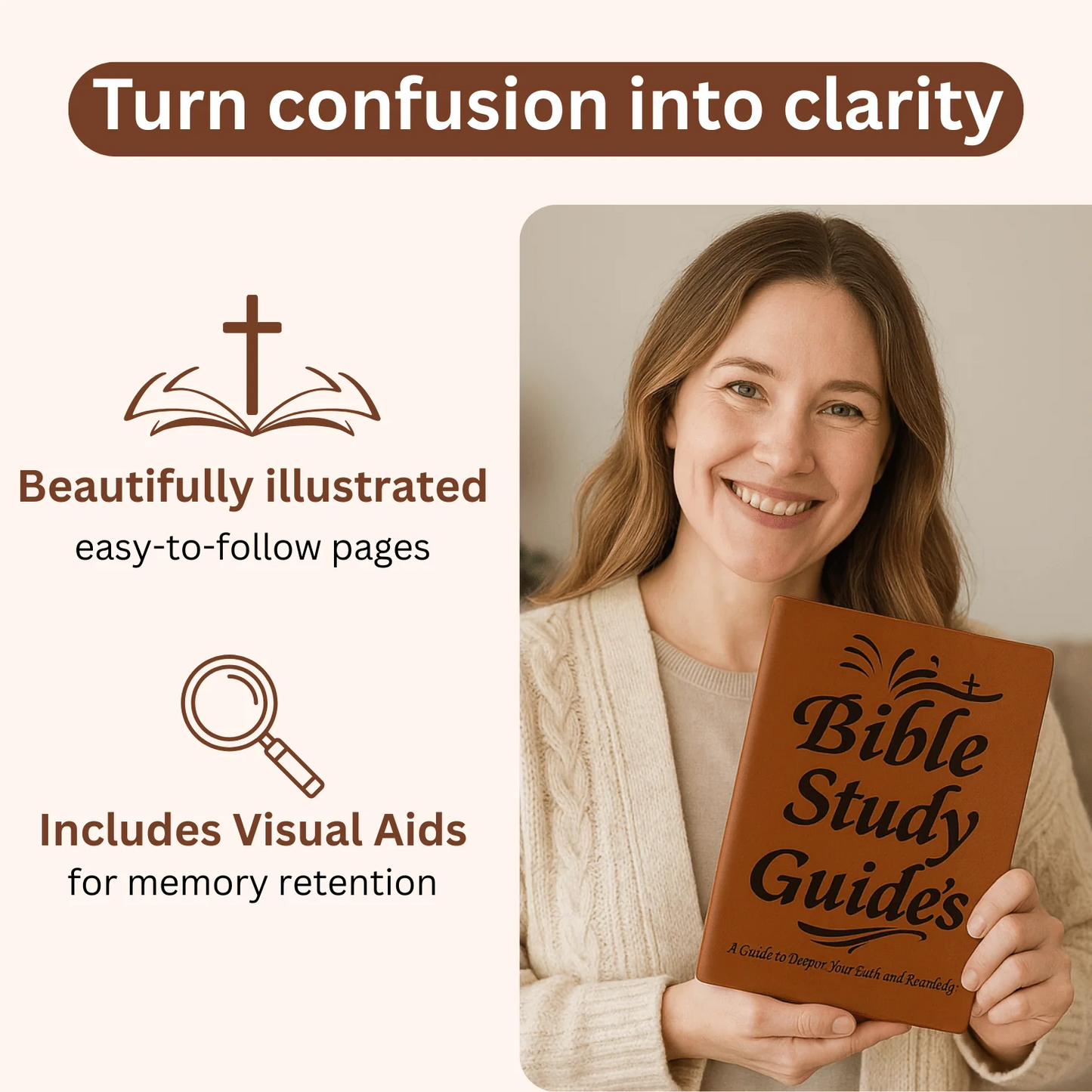 66-Page Bible Study Guide for Deeper Faith & Reflection