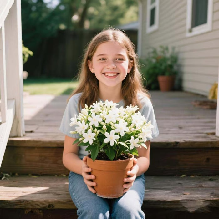 🌱Trailing Jasmine Fragrant Climbing Flower – Evergreen Garden & Balcony Plant