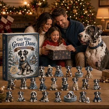 2026 Great Dane Advent Calendar – 24-Day Acrylic Charm Gift for Dog Lovers