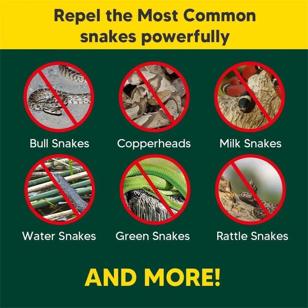 Natural Snake & Lizard Repellent Pouches – 10 Pack, Safe & Long-Lasting
