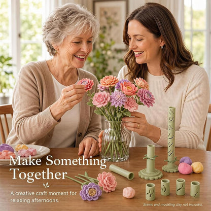 Modular Clay Bloom Maker – DIY Flower Shaper Kit for Polymer & Air-Dry Clay