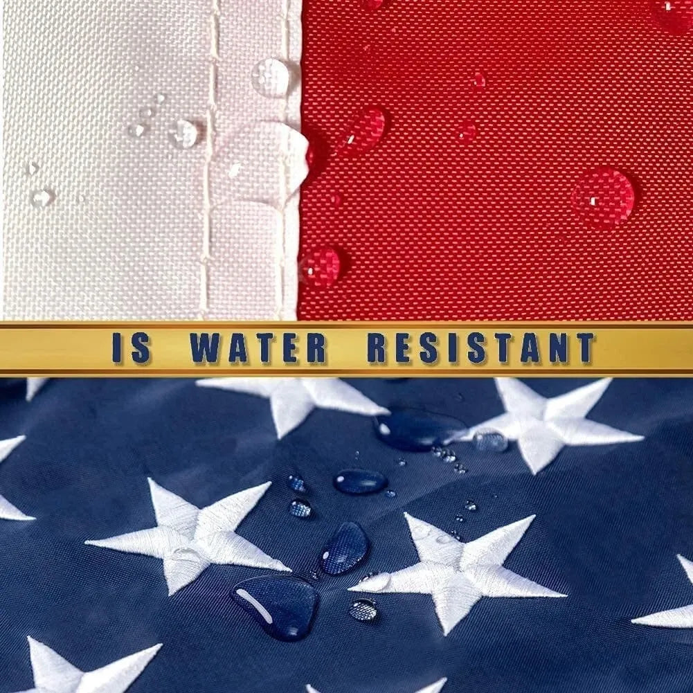 250th Anniversary USA Flag Double Sided Embroidered Nylon