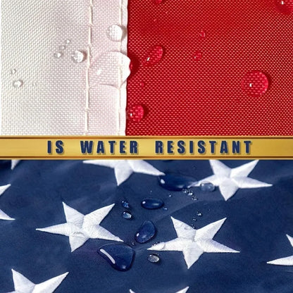 250th Anniversary USA Flag Double Sided Embroidered Nylon