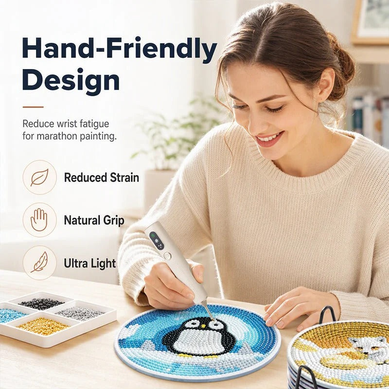 Rechargeable Electric Diamond Pen – Precise, Comfortable & Time-Saving Engraving Tool