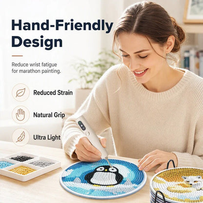 Rechargeable Electric Diamond Pen – Precise, Comfortable & Time-Saving Engraving Tool