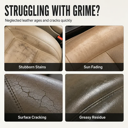 3-in-1 Leather Car Cleaning Wipes with UV Protection