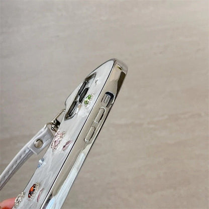 💎 Bling Diamond Gem Handbag Phone Case – Luxury Sparkle Protection for iPhone