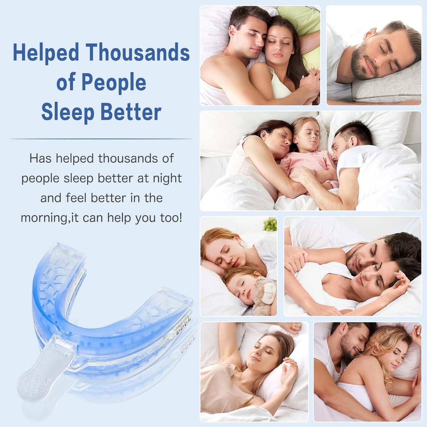 Anti-Snore Pro Mouthpiece – Custom Jaw Support for Peaceful Sleep
