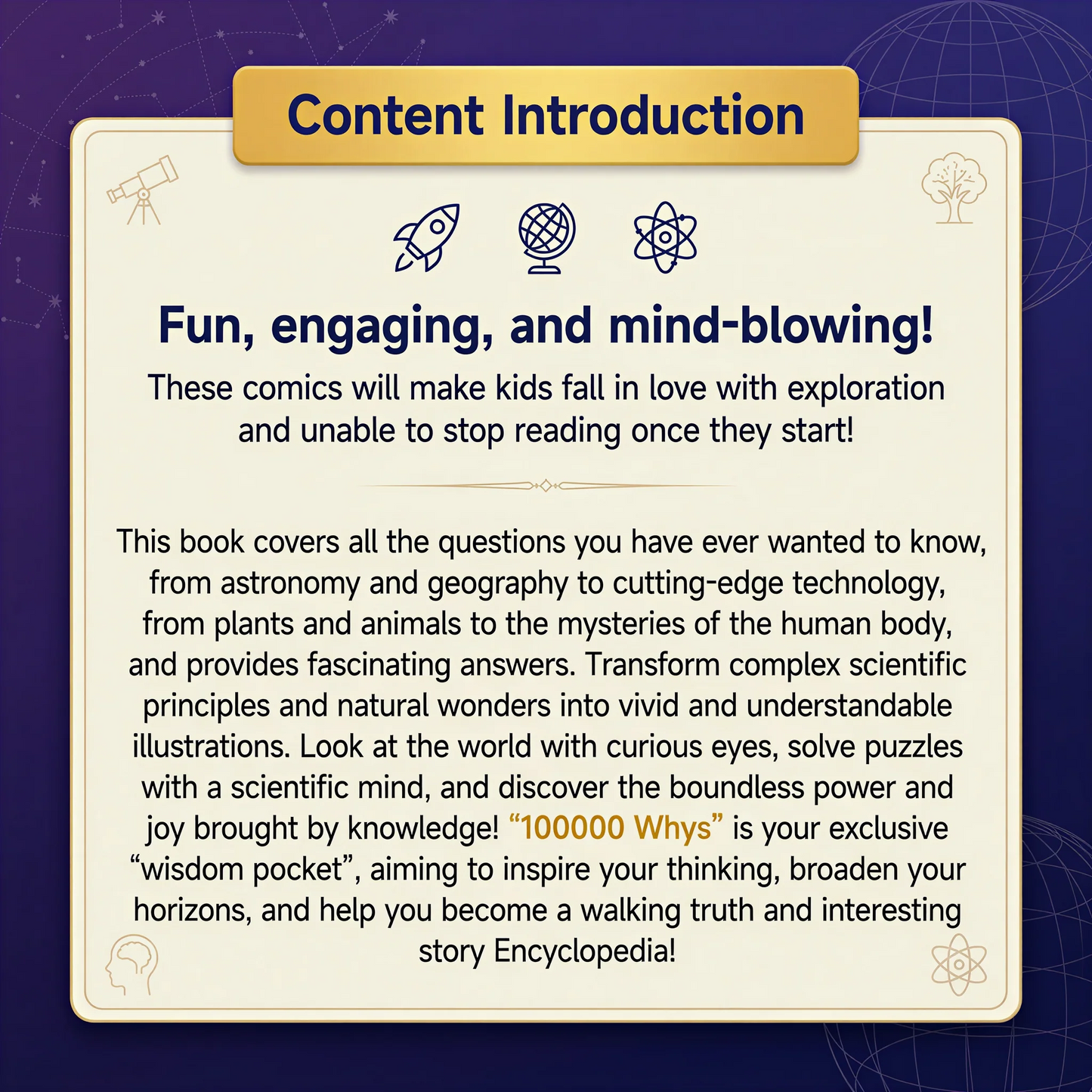 100,000 Whys Children's Encyclopedia Notebook
