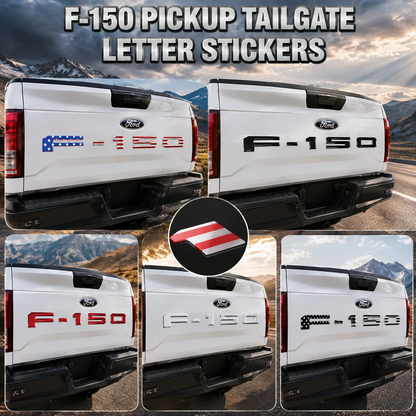 3D Raised Tailgate Letters – Premium ABS Overlay Trim Stickers