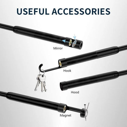 6.5ft HD Endoscope Camera – iPhone & Android, 3 Lengths, Soft & Rigid Cable Options