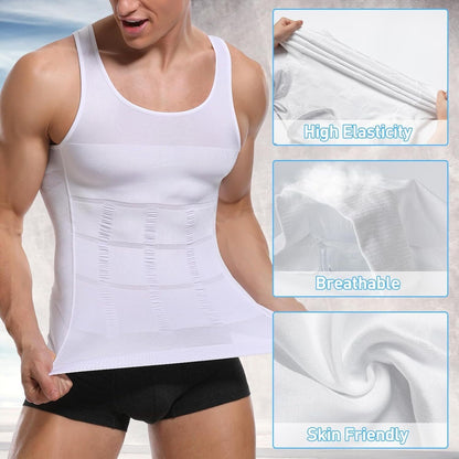 Men’s Compression Shaping Vest – Slim Fit Support for Everyday Confidence