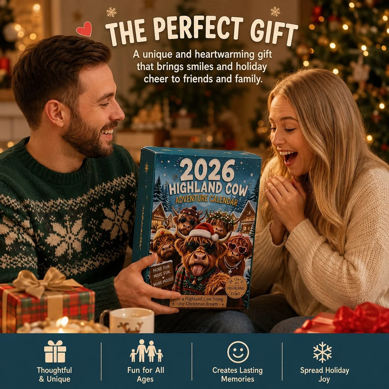 Highland Cow Advent Calendar 2026