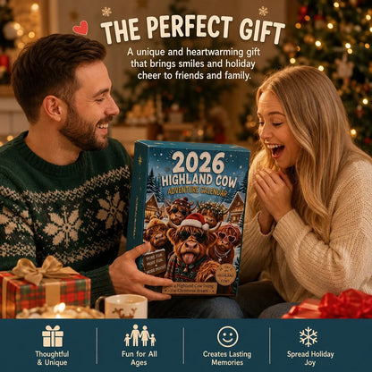 Highland Cow Advent Calendar 2026