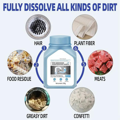 Drain Unblocker 320g — Instantly Dissolve Hair, Grease & Soap Scum
