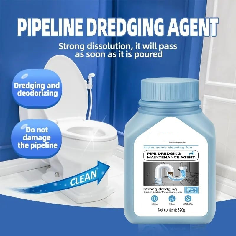 Drain Unblocker 320g — Instantly Dissolve Hair, Grease & Soap Scum