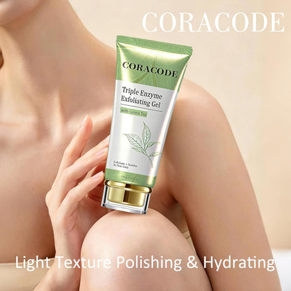Triple Enzyme Green Tea Exfoliating Peel Gel for Smooth Skin