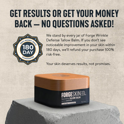 Tallow Wrinkle Defense Balm – Men's Anti-Aging Face Moisturizer